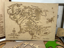 Load image into Gallery viewer, Lord of the Rings Map | Middle Earth
