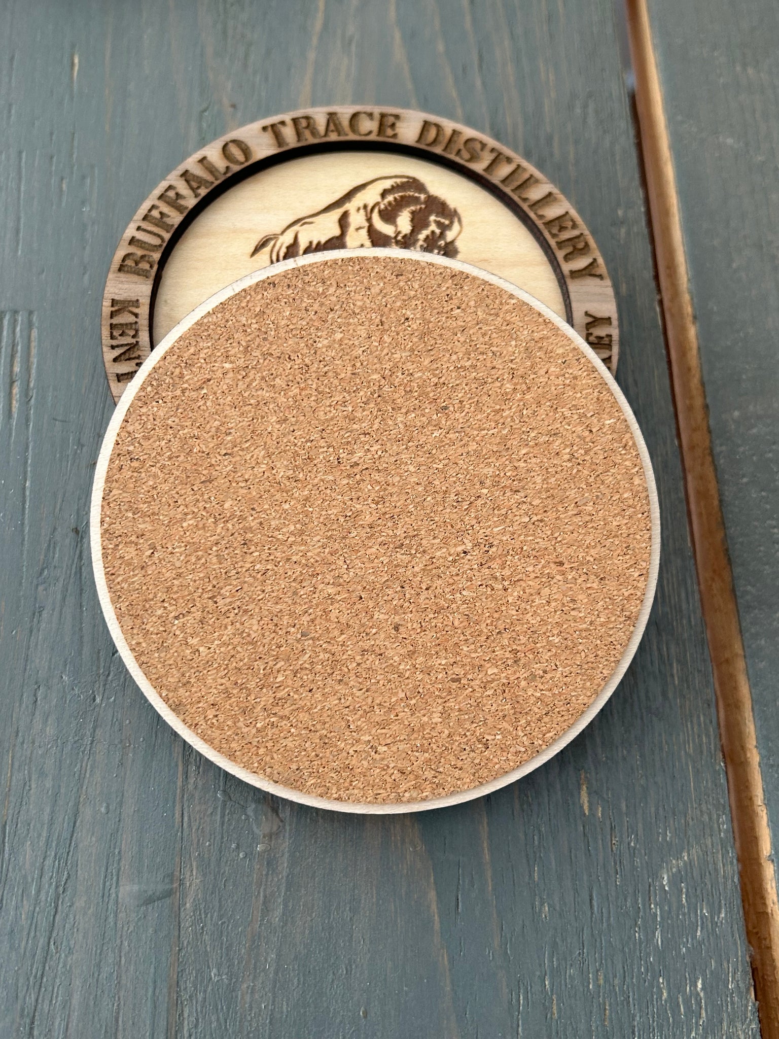 Buffalo Trace Whiskey Coaster - New - Barware & Bourbon Gift
