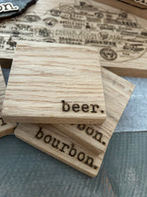 Load image into Gallery viewer, Dual Sided Bourbon &amp; Beer Coasters
