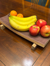 Load image into Gallery viewer, Wine Barrel Tray Table Center Piece | Serving Tray - Small
