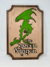 Load image into Gallery viewer, The Green Dragon Inn Sign

