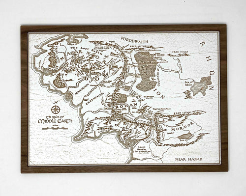 Map of Middle Earth | J.R.R. Tolkein's Lord of the Rings