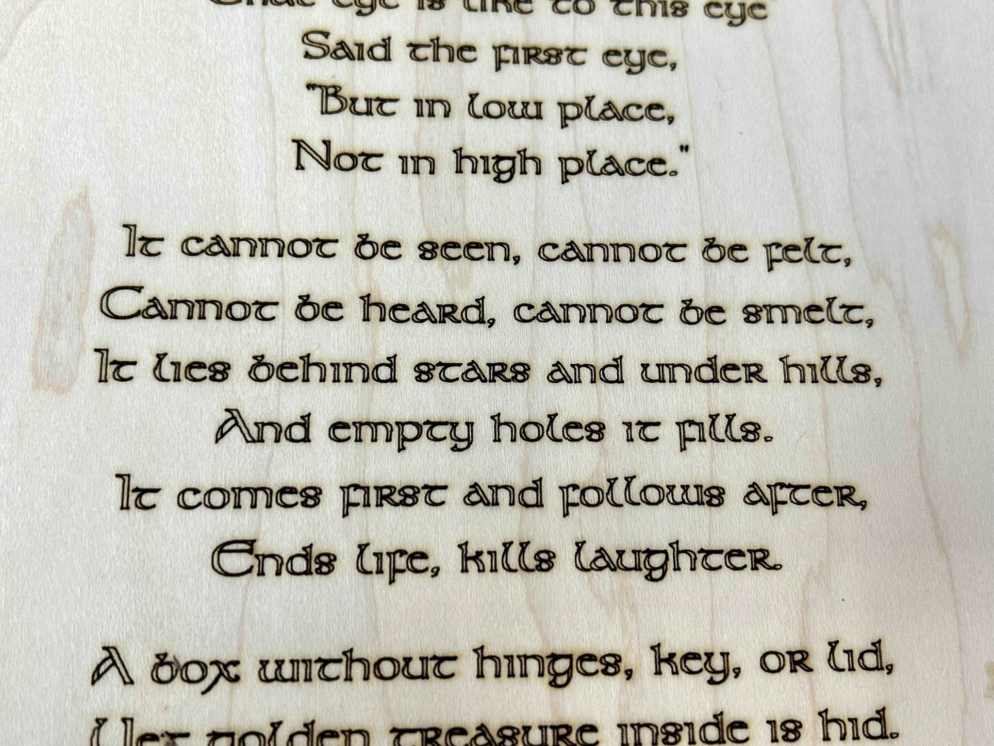 Gollum And Bilbo Baggins Riddles