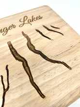Load image into Gallery viewer, Finger Lakes Topographical Cutting Board

