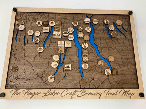 Finger Lakes Craft Brewery Trail Map