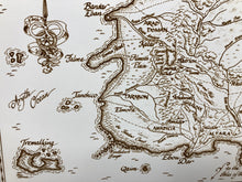 Load image into Gallery viewer, The Wheel of Time Fantasy Novel Series Map | Robert Jordan
