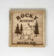 Load image into Gallery viewer, US National Parks Rustic Wood Framed Wall Plaque
